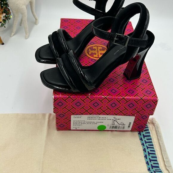 Women’s Tory  Burch Napa patent sandal 100 mm size 6 - Picture 5 of 9